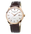 FREDERIQUE CONSTANT FC-303MV5B4 CLASSIC INDEX ROSE GOLD-PLATED AND STAINLESS STEEL WATCH,757-10001-FC303MV5B4