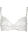 Gilda & Pearl Rita Sheer Leavers Lace Bra In White