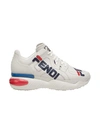 FENDI FENDI FENDI X FILA厚底运动鞋 - 白色