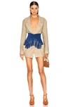 JACQUEMUS JACQUEMUS SAAFI JACKET IN NEUTRAL.,JQUF-WO5