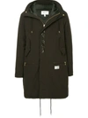 MAKAVELIC MAKAVELIC CONCEALED FRONT COAT - 黑色
