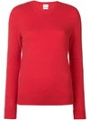 Barrie Round Neck Jumper In Red