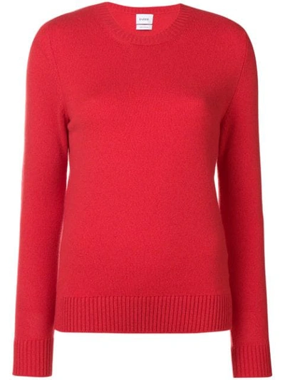 Barrie Round Neck Jumper In Red