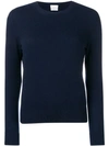 BARRIE RIBBED NECK JUMPER