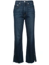 PROENZA SCHOULER PSWL HIGH WAISTED CROPPED JEANS