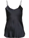 NILI LOTAN NILI LOTAN PLUNGE CAMISOLE - 蓝色