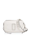 Marc Jacobs The Softshot 21 Crossbody Bag - Ivory In Porcelain/silver
