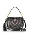 THE BRIDGE FIESOLE EMBROIDERED LEATHER SHOULDER BAG,10761672