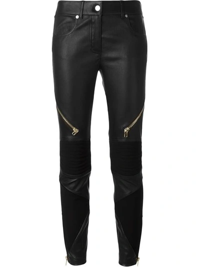 Givenchy Leather Trousers In Black