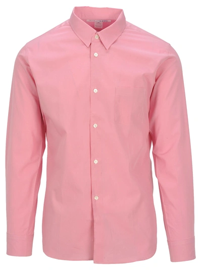 Comme Des Garçons Boys Comme Des Garçons Boy Shirt Logo Back In Pink