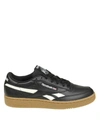 REEBOK SNEAKERS "REVENGE" IN BLACK LEATHER,10756694