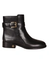 TORY BURCH BROOKIE BUCKLED ANKLE BOOTS,10759197