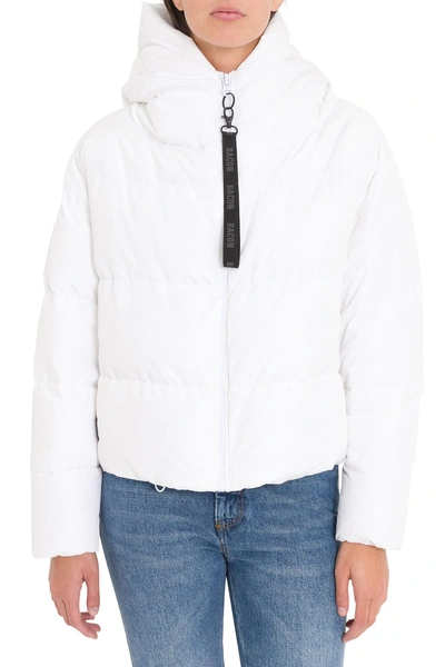Bacon Clothing Short Down Jacket With Hood In Bianco