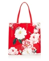 TED BAKER IZIECON IGUAZU LARGE FLORAL TOTE,XC8W-XBG7-IZIECON