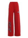 Off-white High-waisted Track Trousers In Red White