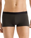Hanro Men's Micro Touch Boxer Briefs In Winter Olive