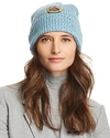 BURBERRY EMBROIDERED CREST BEANIE,4078534