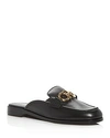 Ferragamo Gancini Mule Slippers In Nero