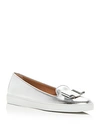 Ferragamo Salvatore Ferragomo Novello Bow Sneaker In Silver