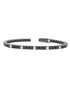 dressing gownRTO DEMEGLIO DADO 18K WHITE GOLD, CERAMIC & FIVE DIAMOND BRACELET,PROD215920055