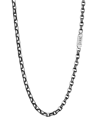 John Hardy 'classic Chain' Black Pvd Silver Link Necklace