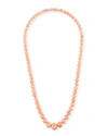 ASSAEL ANGEL SKIN CORAL BEAD NECKLACE, 42",PROD214550066