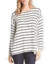 KAREN KANE STRIPED STAR-PRINT TOP,4L45560