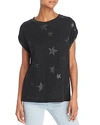 CURRENT ELLIOTT CURRENT/ELLIOTT THE BONN STAR PRINT MUSCLE TEE,18-4-004307-TS00758