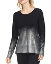 VINCE CAMUTO DROP-SHOULDER FOILED OMBRE SWEATER,9068207