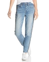 PISTOLA NICO MOM HIGH-RISE EMBELLISHED STRAIGHT-LEG JEANS IN DUALITY,P6027AXS-DUA