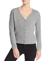 C BY BLOOMINGDALE'S V-NECK BUTTON CARDIGAN,H5402C18