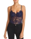Bardot Britney Lace & Mesh Bodysuit - 100% Exclusive In Patriot Blue