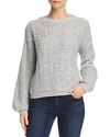 SAGE THE LABEL SAGE THE LABEL SUNDAY FEELS CROSSHATCH SWEATER,TEV0326