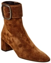 SAINT LAURENT JOPLIN SUEDE ANKLE BOOTIE