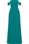 SACHIN & BABI OFF-THE-SHOULDER CREPE GOWN,3074457345619659732