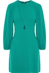 TIBI SAVANNAH CUTOUT CREPE MINI DRESS,3074457345619664427