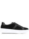 Bottega Veneta Helium Intrecciato Weave Sneakers In Black