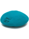 FACETASM FACETASM LOGO BEANIE HAT - BLUE