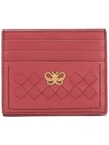 BOTTEGA VENETA BOTTEGA VENETA INTRECCIATO CARDHOLDER - RED