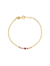 ANNI LU ANNI LU BEAD AND GEM BRACELET - GOLD