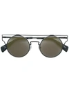 YOHJI YAMAMOTO ROUND FRAME SUNGLASSES