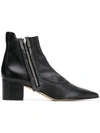 RODO RODO POINTED ANKLE BOOTS - BLACK