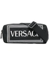 VERSACE LOGO PRINT BELT BAG