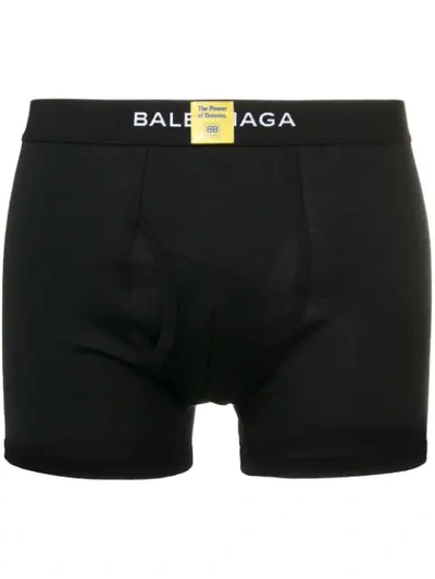 Balenciaga Bal Set Boxer L - 黑色 In Black