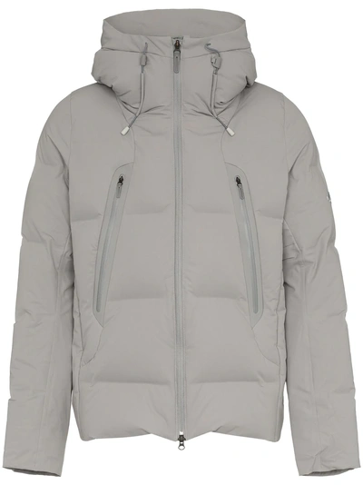 Descente Allterrain Mountaineer Hooded Padded Feather Down Jacket - Grey
