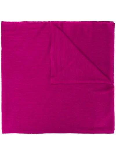 Allude Classic Oversized Scarf In Purple