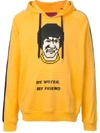 Mostly Heard Rarely Seen 8-bit Be Water My Friend Hoodie In Yellow
