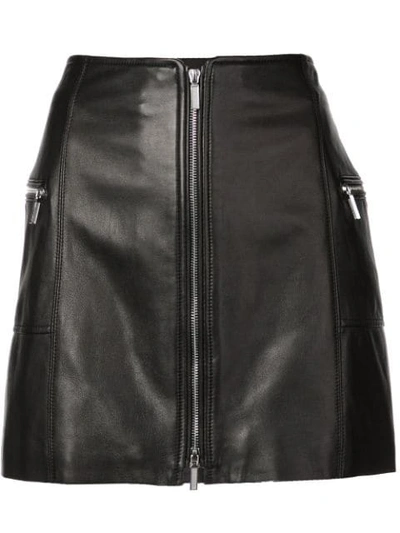 Jonathan Simkhai Leather Mini Skirt - 黑色 In Black