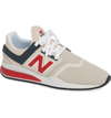 New Balance Men's 247 V2 Casual Sneakers From Finish Line In Grey Morn Synthetic/ Mesh