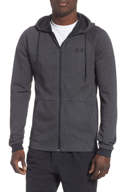 Under Armour Men's Unstoppable Double Knit Full Zip In Black